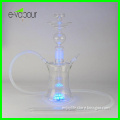 Glass Hookah with 16 Colors LED Light, Russia Glass Shisha Hookah